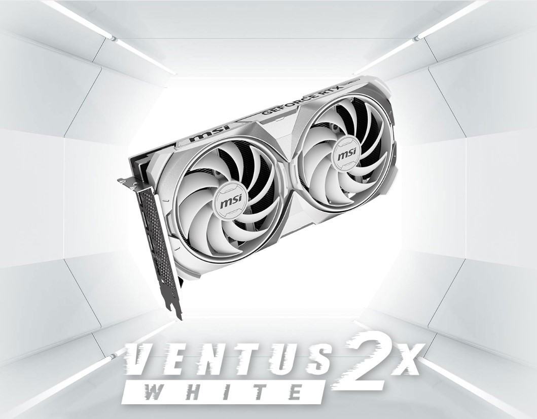 Card màn hình MSI RTX 4070 SUPER 12G VENTUS 2X White OC