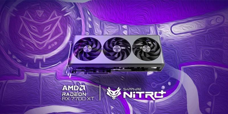 card man hinh sapphire nitro rx 7700 xt gaming oc 12gbt