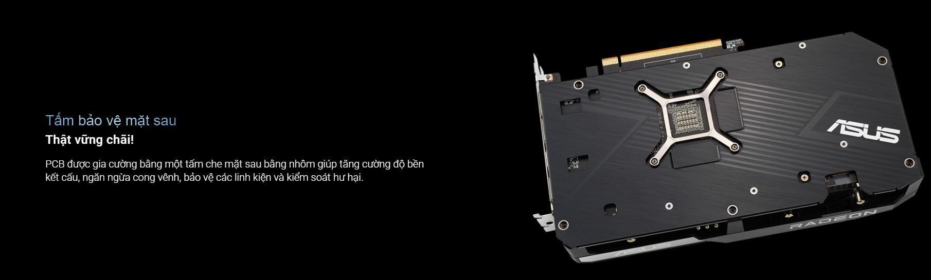 Card màn hình Asus DUAL RX 6600 XT-O8G