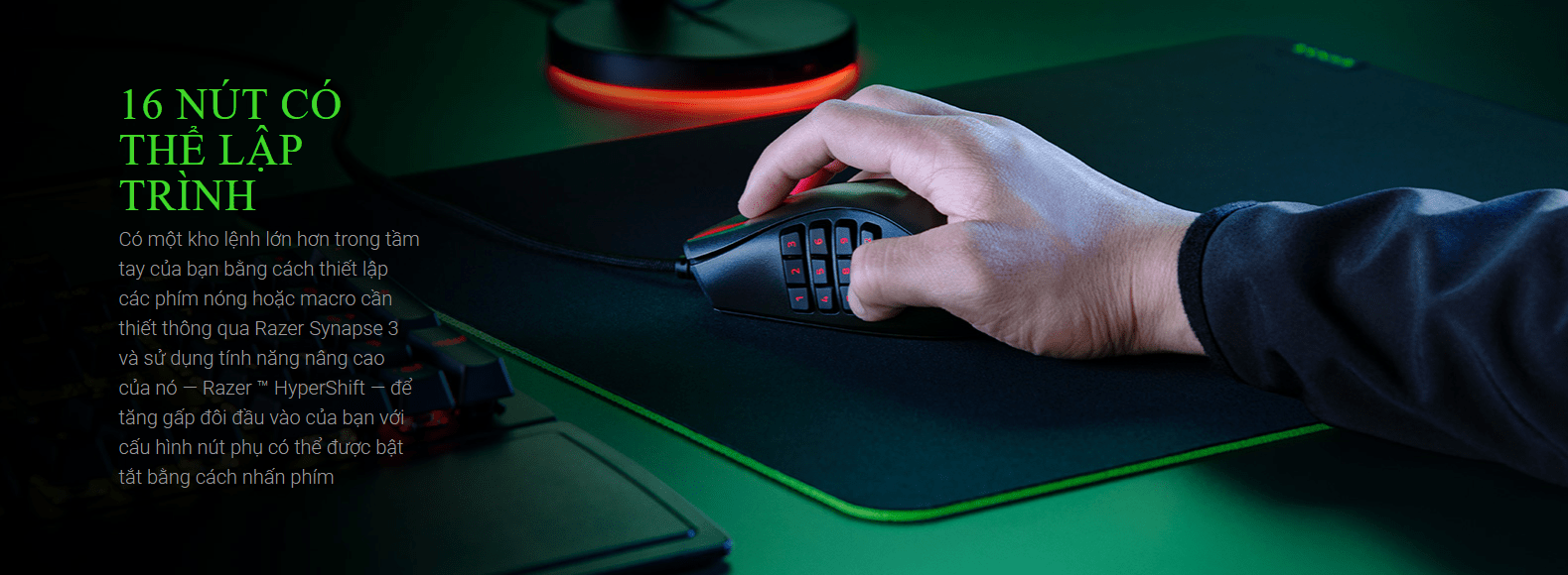 Chuột chơi game Razer Naga X (USB/RGB/Đen) (RZ01-03590100-R3M1) 2