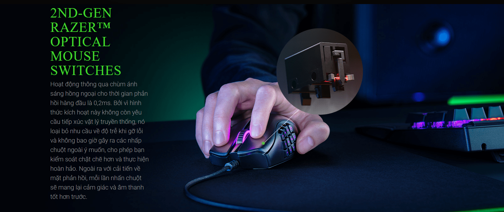 Chuột chơi game Razer Naga X (USB/RGB/Đen) (RZ01-03590100-R3M1) 5