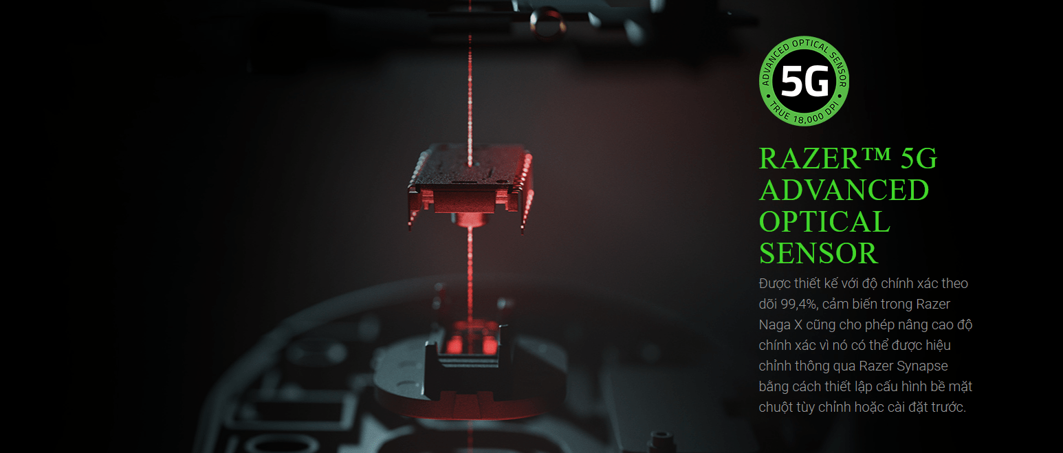 Chuột chơi game Razer Naga X (USB/RGB/Đen) (RZ01-03590100-R3M1) 6