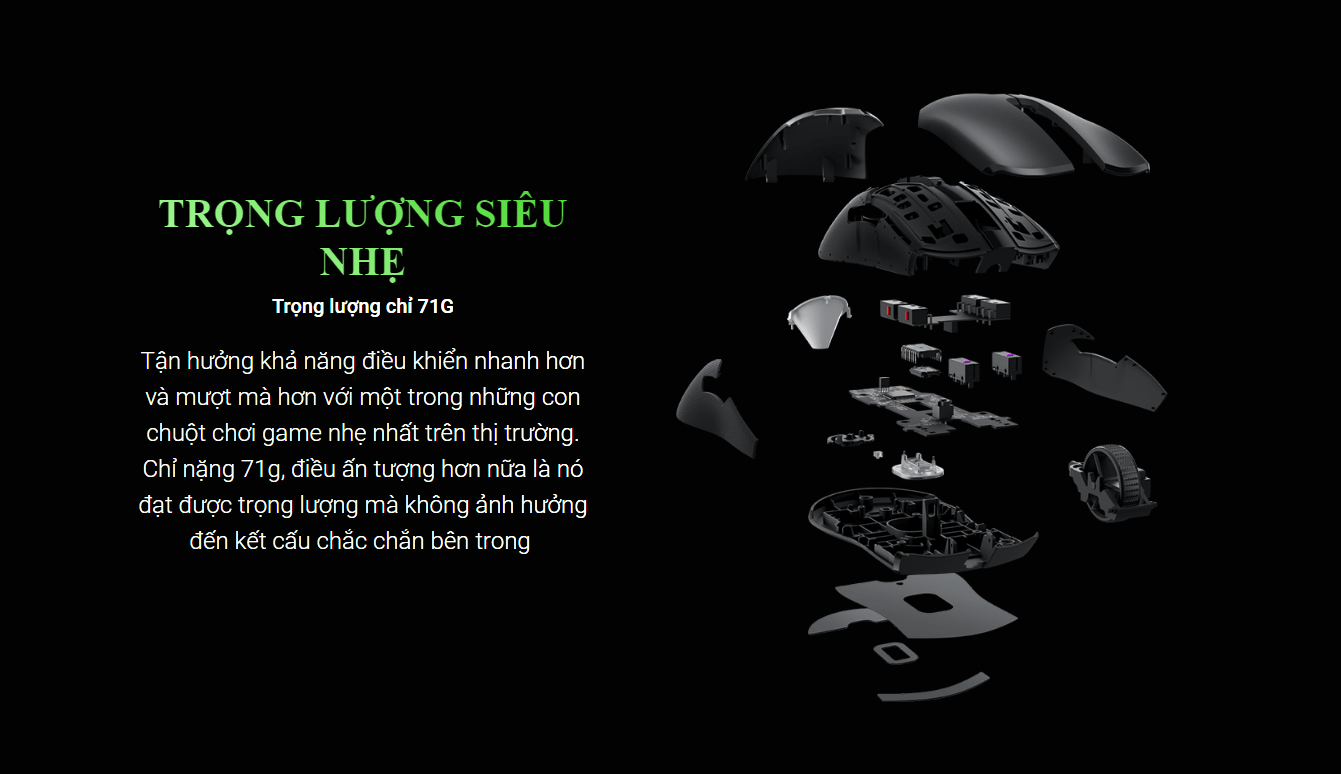 Chuột chơi game Razer Viper 8KHz (USB/RGB/Đen) (RZ01-03580100-R3M1) 5