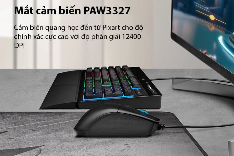 Chuột Corsair Katar Pro (PAW3327) (CH-930C011-AP) 2