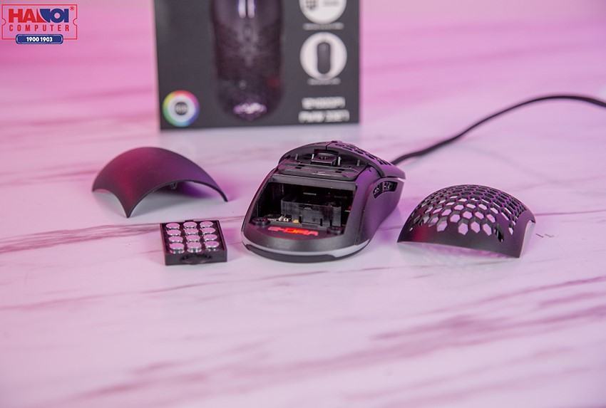 Chuột E-Dra EM618 Đen (USB/RGB/Huano20M/Avago3327/12400dpi)