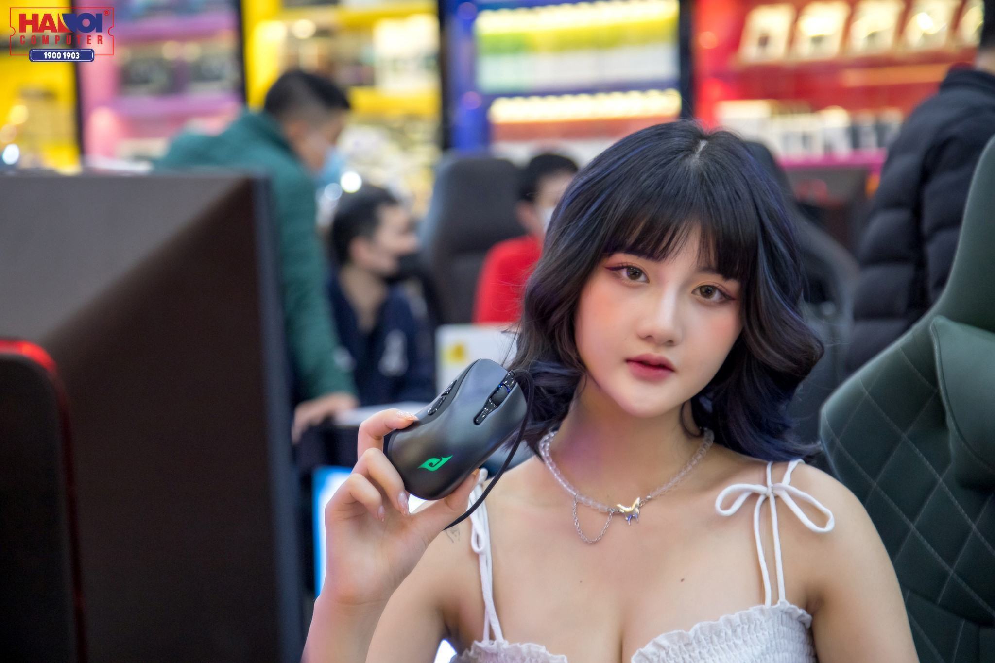 Chuột Edra EM630 đen (USB/RGB) 1