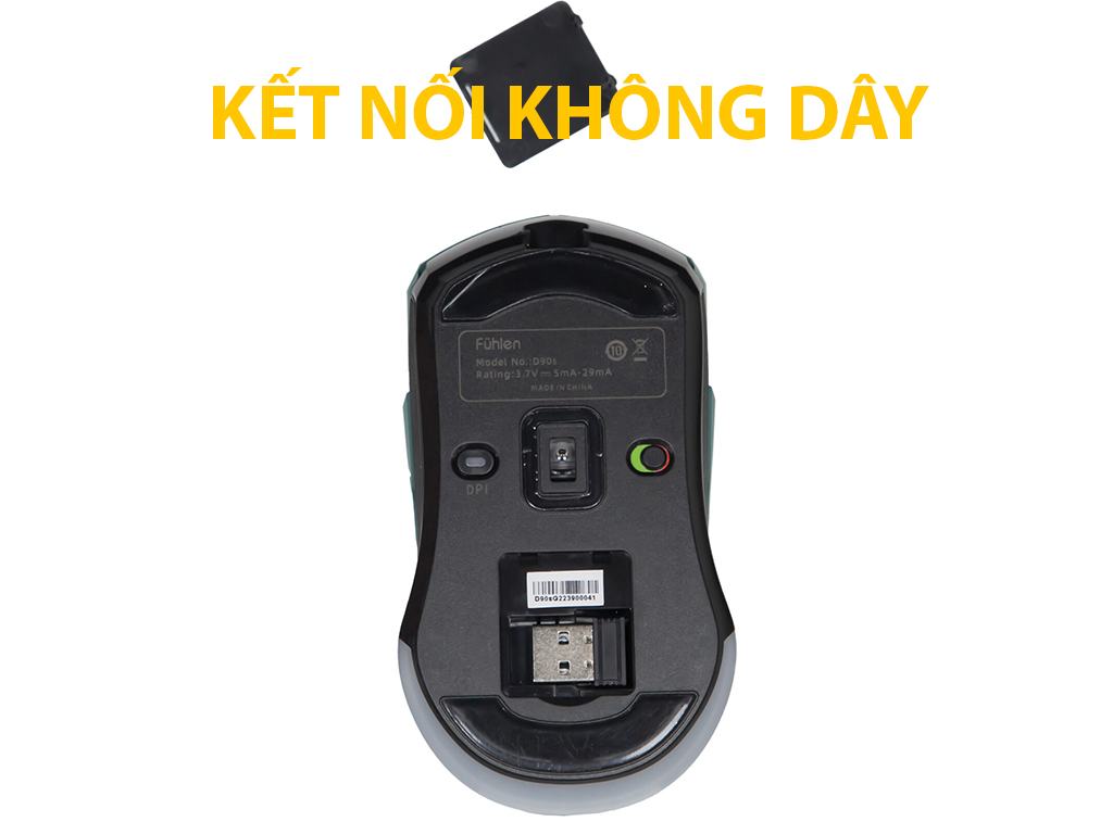 Chuột game không dây Fuhlen D90S RGB 3