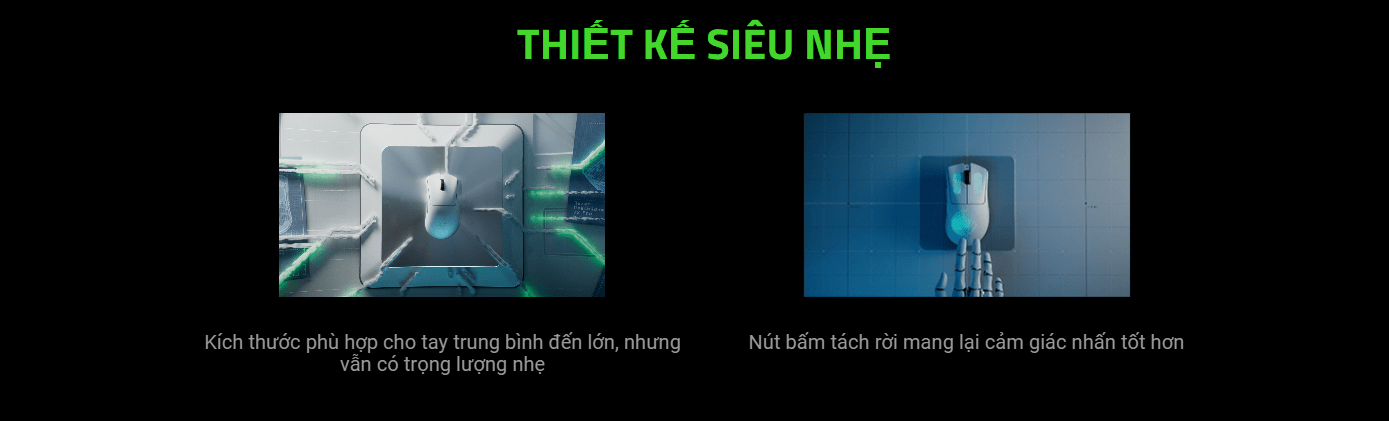 Chuột game không dây Razer DeathAdder V3 Pro Ergonomic (USB/RGB) (RZ01-04630100-R3A1) 2