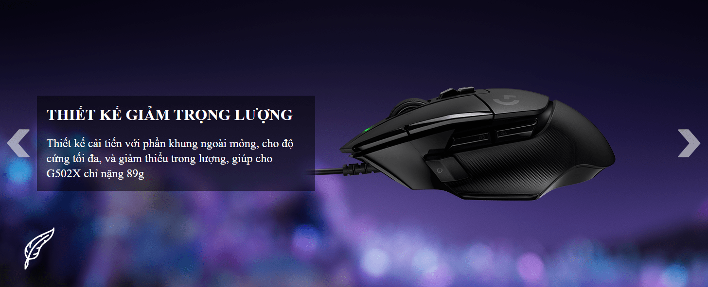 Chuột game Logitech G502X đen (910-006140) 2