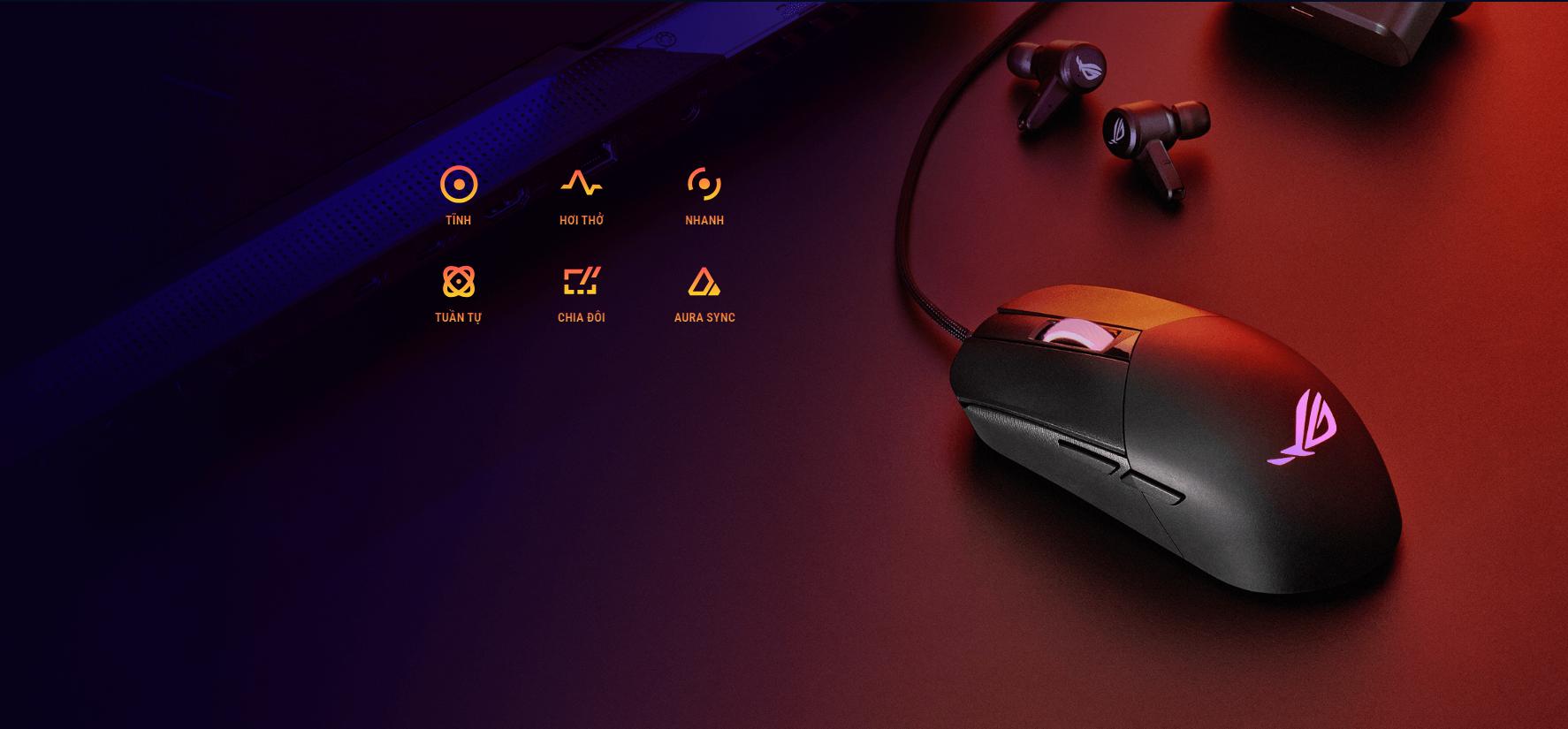 Chuột gaming Asus ROG Strix Impact III WL _ 90MP03D0-BMUA00 ảnh 7