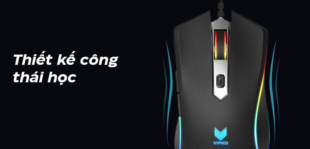 Chuột Gaming có dây Rapoo V280  2