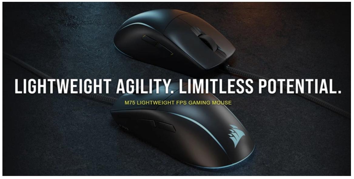 Chuột gaming Corsair M75-BLK-RGB (CH-930D010-AP) 6