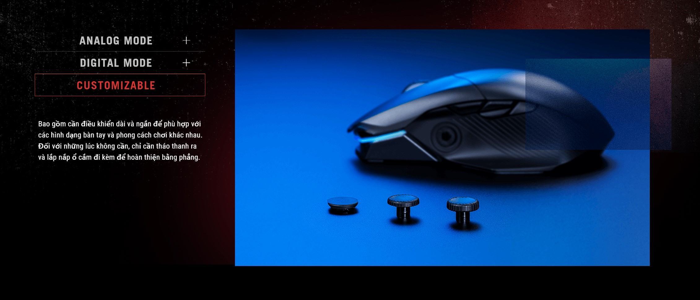 Chuột Gaming không dây ASUS ROG Chakram X Origin (RGB Wireless + Bluetooth + USB) - 90MP02N1-BMUA00