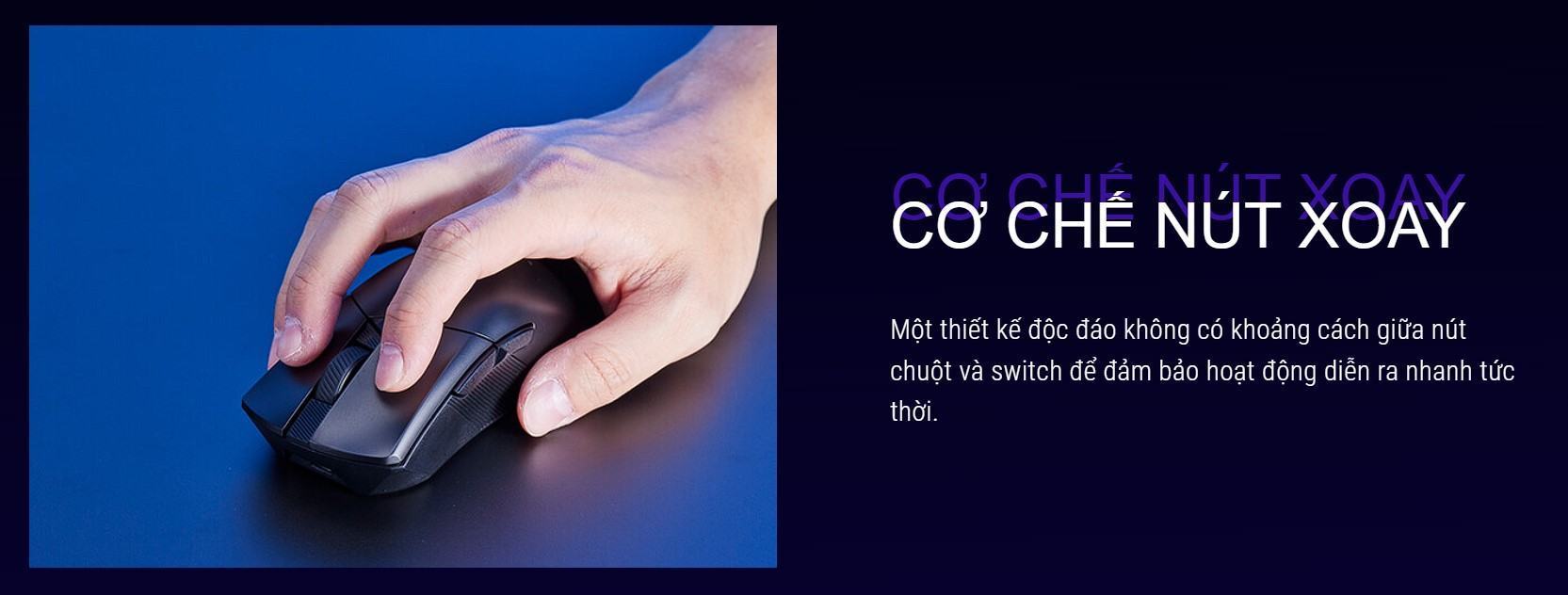 Chuột Gaming không dây ASUS ROG Gladius III Wireless AimPoint White 90MP02Y0-BMUA10