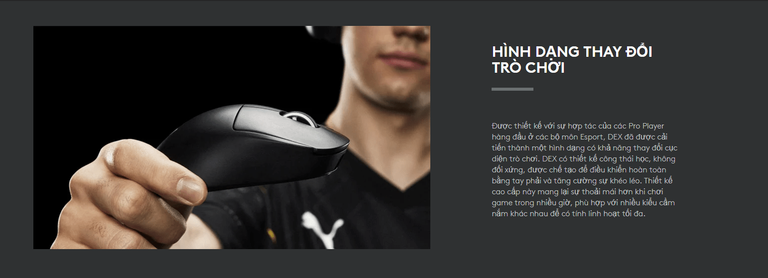 Chuột Gaming không dây Logitech Pro X SuperLight 2 DEX Lightspeed Trắng 2