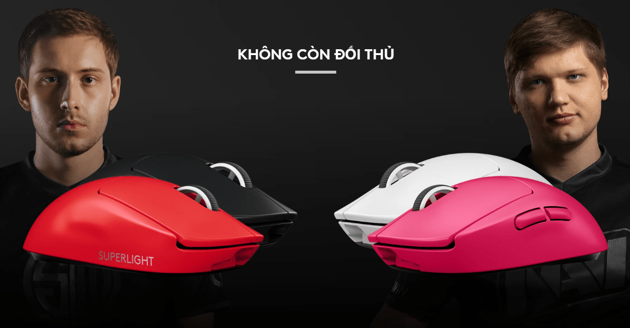 Chuột Gaming không dây Logitech Pro X Superlight Red 1