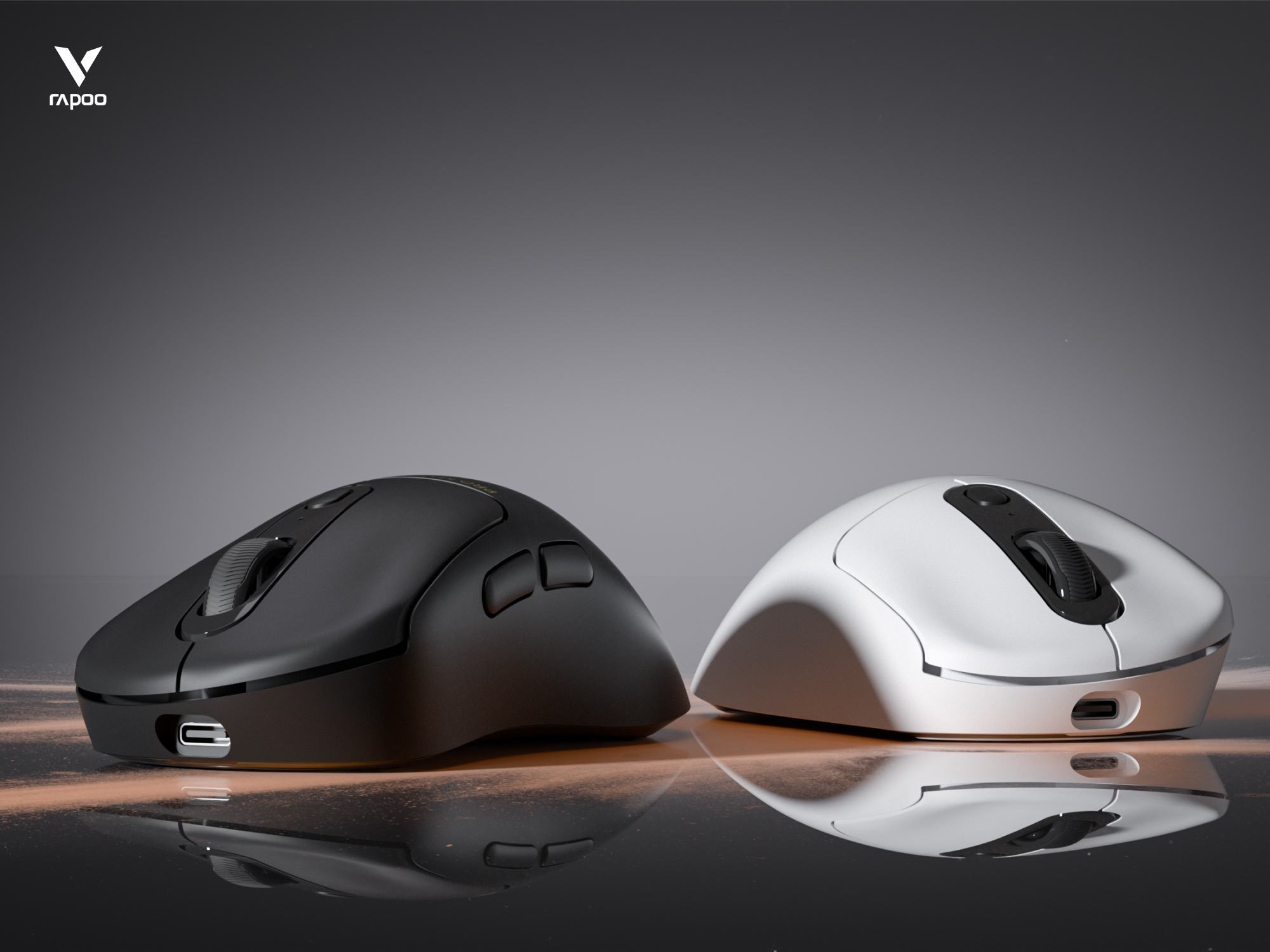 Chuột Gaming không dây Rapoo VT3 Pro Max (Wireless 2.4ghz/Trắng) 1