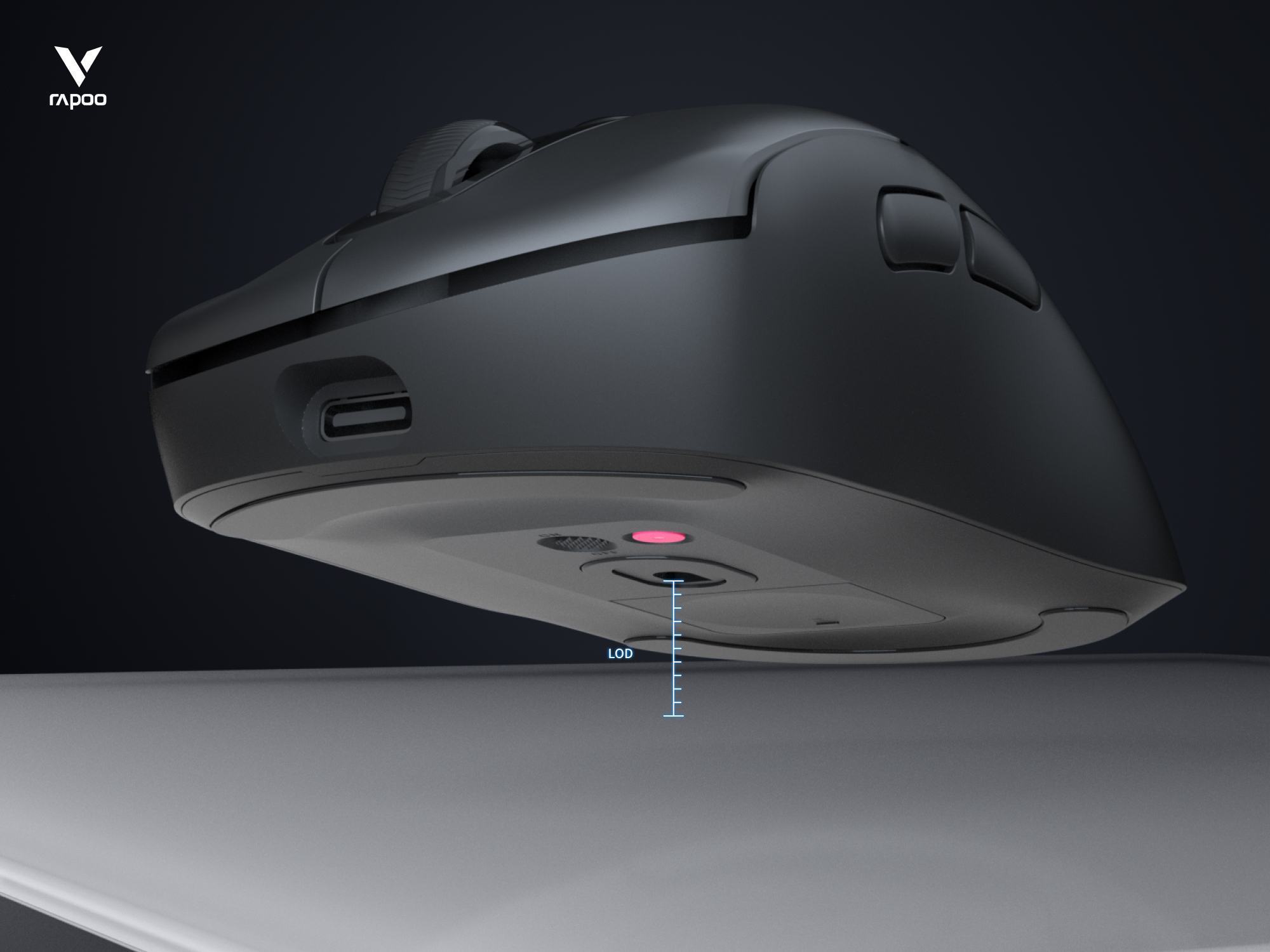 Chuột Gaming không dây Rapoo VT3 Pro Max (Wireless 2.4ghz/Đen) 6