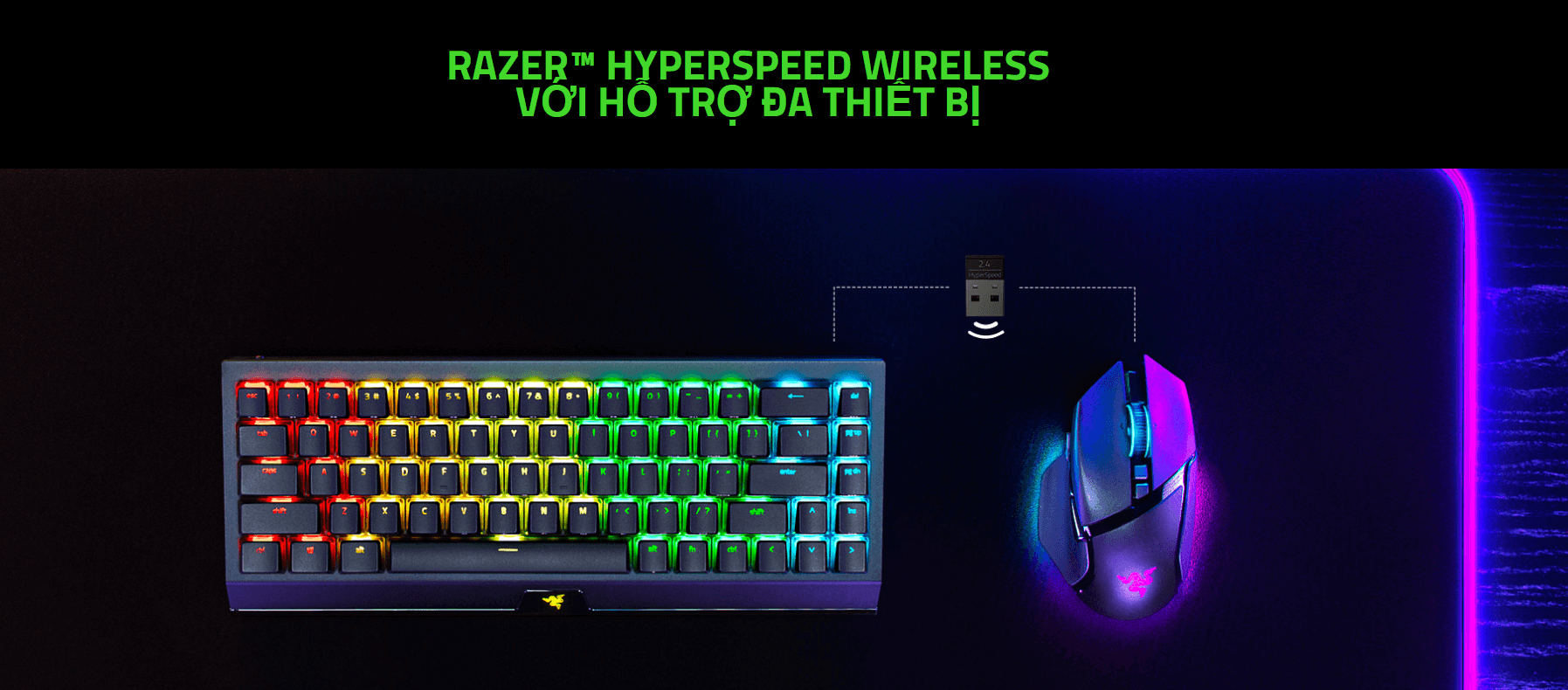 Chuột gaming không dây Razer Basilisk V3 Pro White Edition 2
