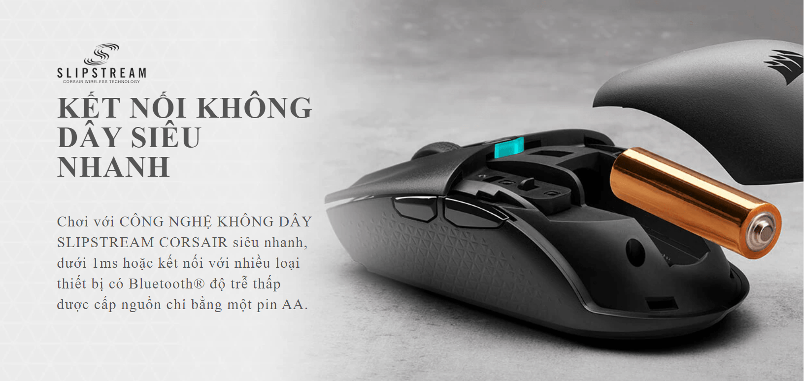 Chuột không dây Corsair Katar Pro (PMW3325) (CH-931C011-AP) 2