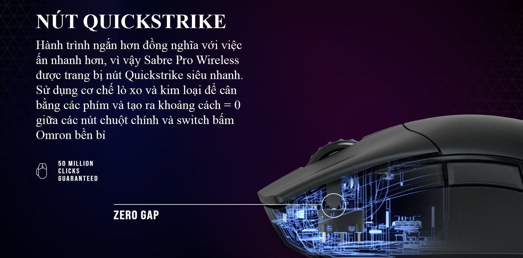 Chuột không dây Corsair Sabre Pro RGB (USB) (CH-9313211-AP) 4