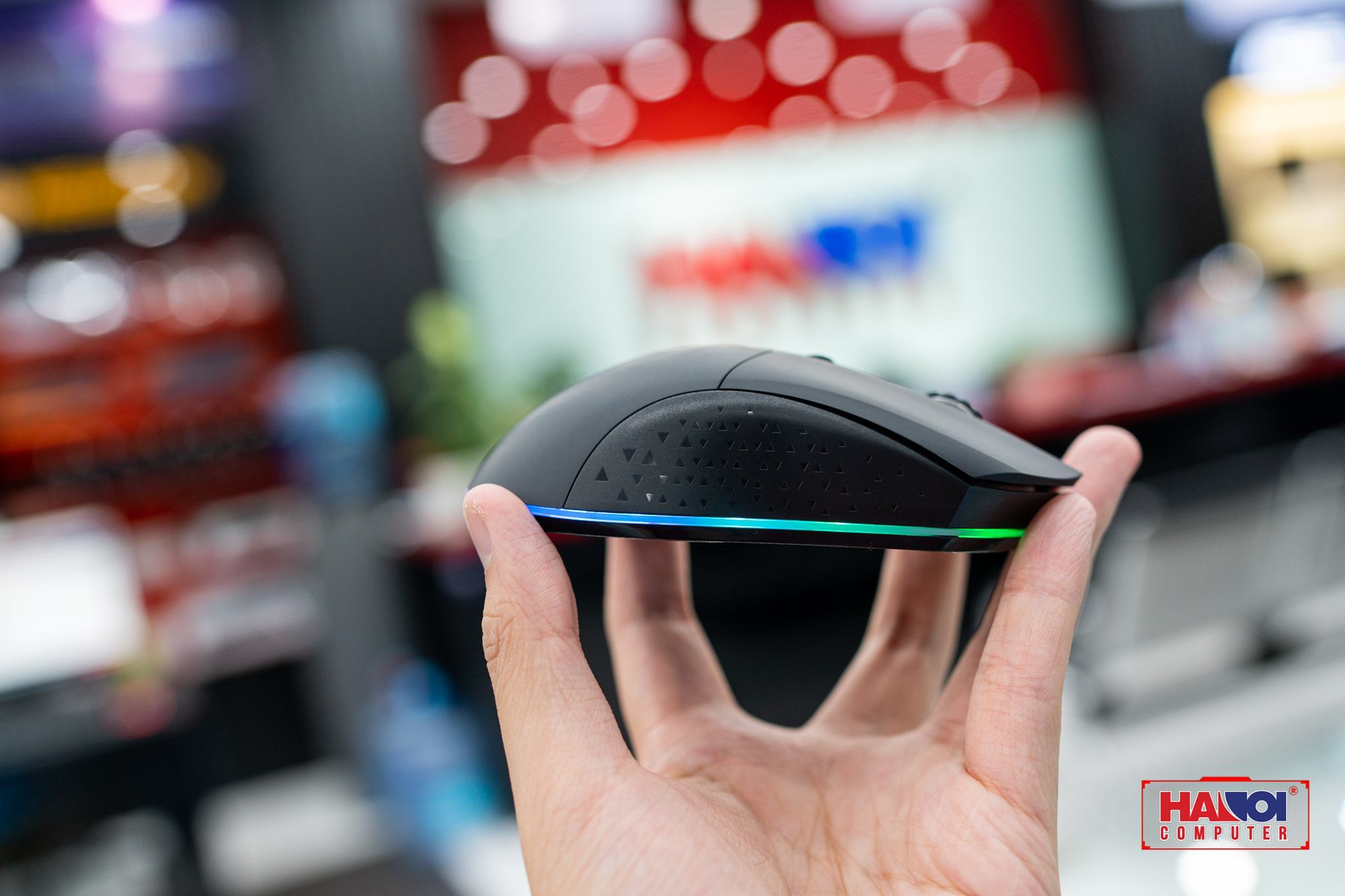 Chuột không dây Dareu EM901X đen (USB/RGB)  4