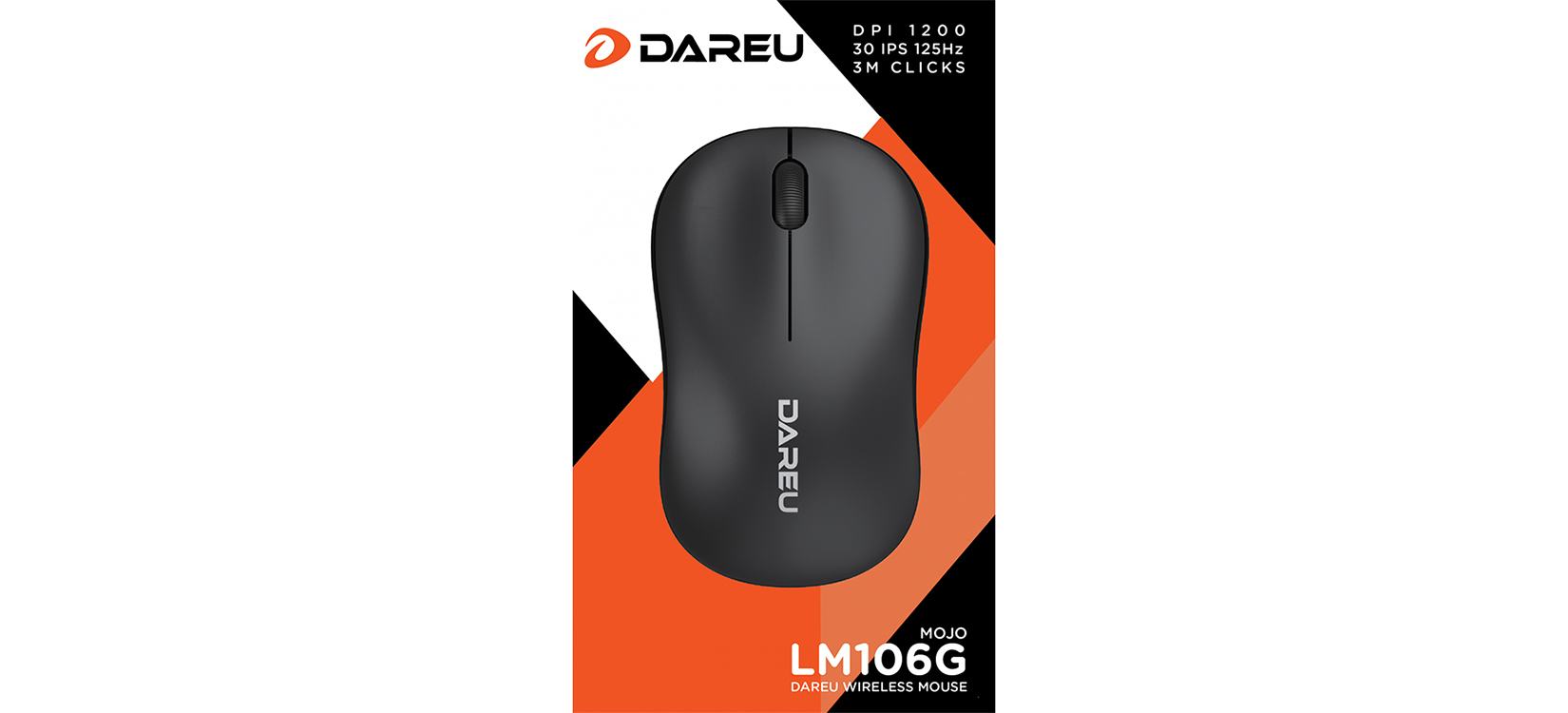 Chuột không dây Dareu LM106G Black