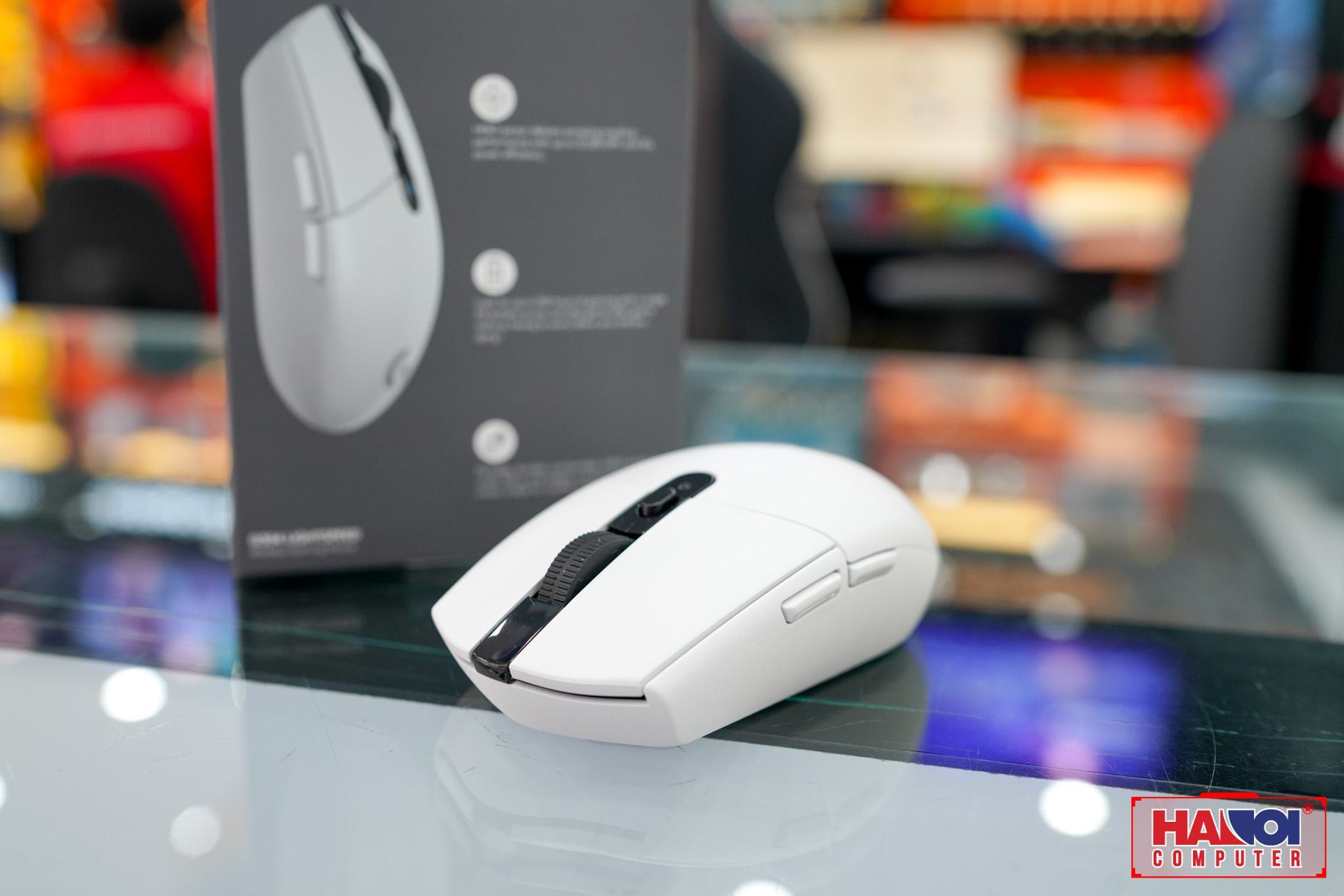 chuot-khong-day-logitech-g304-lightspeed-trang-usb6 Chuột không dây Logitech G304 Lightspeed trắng (USB) trang bị mắt cảm biến hero cao cấp