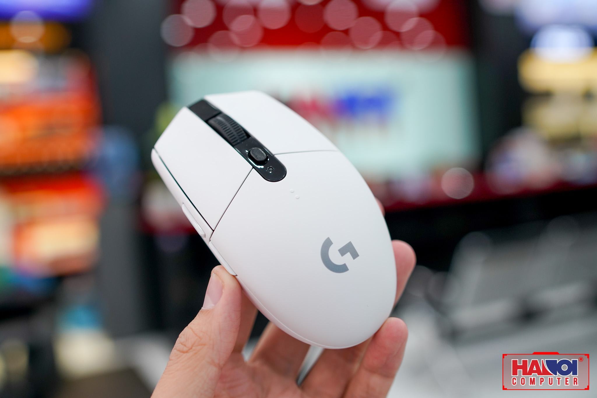 chuot-khong-day-logitech-g304-lightspeed-trang-usb9 Chuột không dây Logitech G304 Lightspeed trắng (USB) trang bị mắt cảm biến hero cao cấp