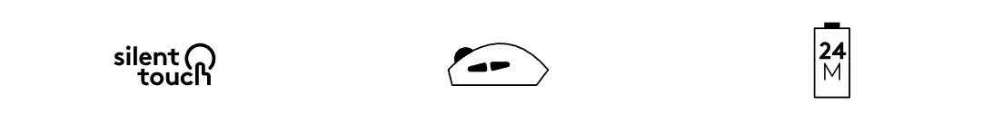 Chuột không dây Logitech M650 Signature Off-white (USB/Bluetooth/Pin AA/Trắng) 5