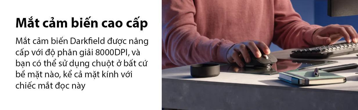 Chuột không dây Logitech MX Master 3S Pale Grey (USB/Bluetooth) (910-006561) 3