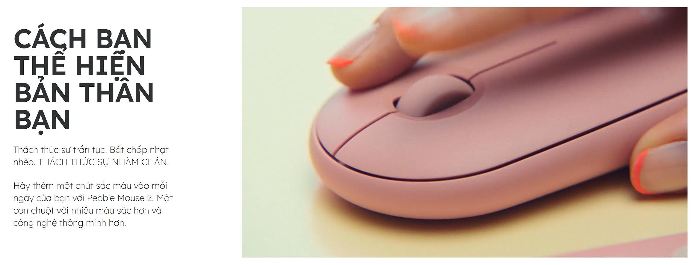 Chuột không dây Logitech Pebble M350s