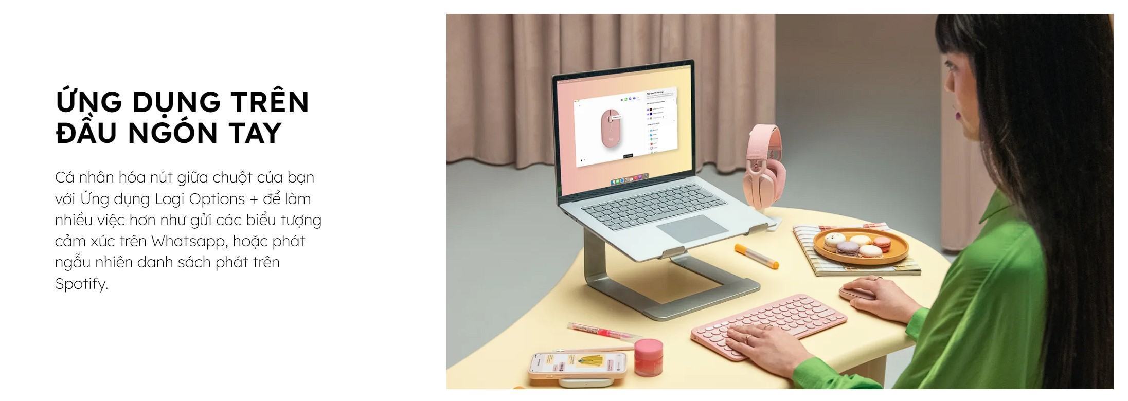 Chuột không dây Logitech Pebble M350s