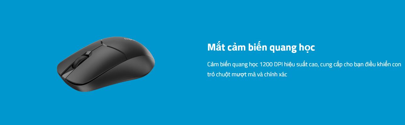 Chuột không dây Rapoo 1510 Silent 2