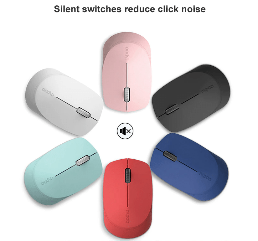 chuot-khong-day-rapoo-m100-silent-mau-xam-den-usb-bluetooth-6 Chuột không dây Rapoo M100 Silent màu Xám đen (USB/Bluetooth) 5