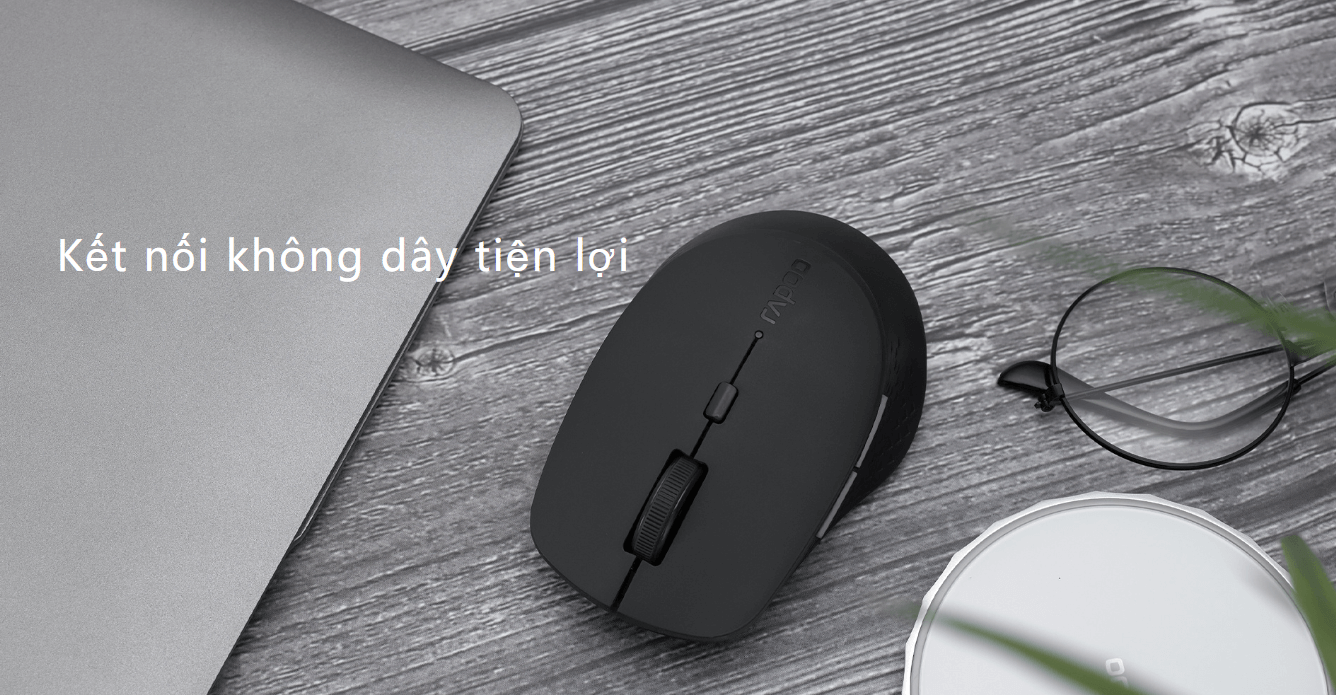 Chuột không dây Rapoo M300 Silent 3