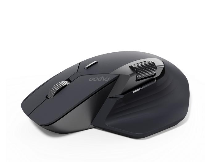 Chuột không dây Rapoo MT760M Đen (Wireless 2.4Ghz/Bluetooth/USB) 2