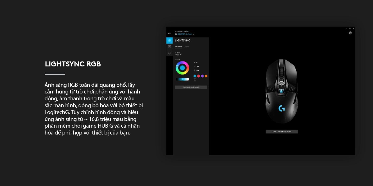 Chuột game Logitech G903 Hero Lightspeed (USB/RGB/Đen) (910-005674) 6
