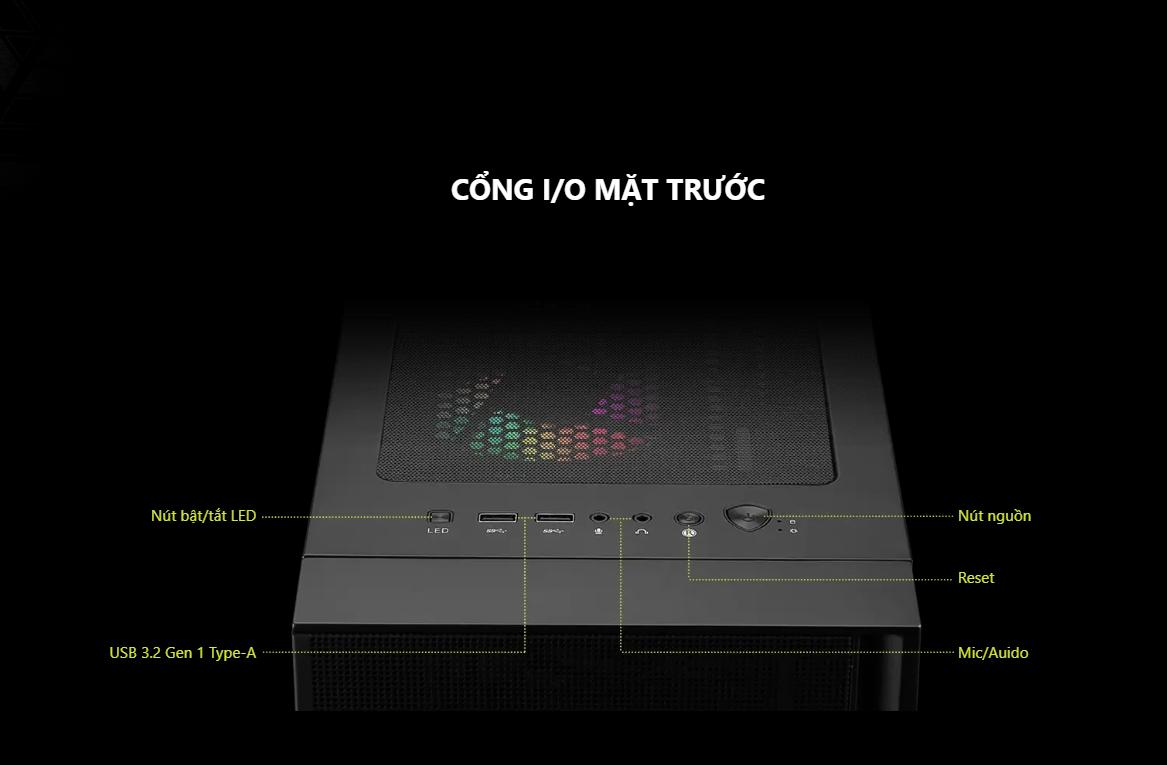 Vỏ case MSI MAG FORGE 120A AIRFLOW 