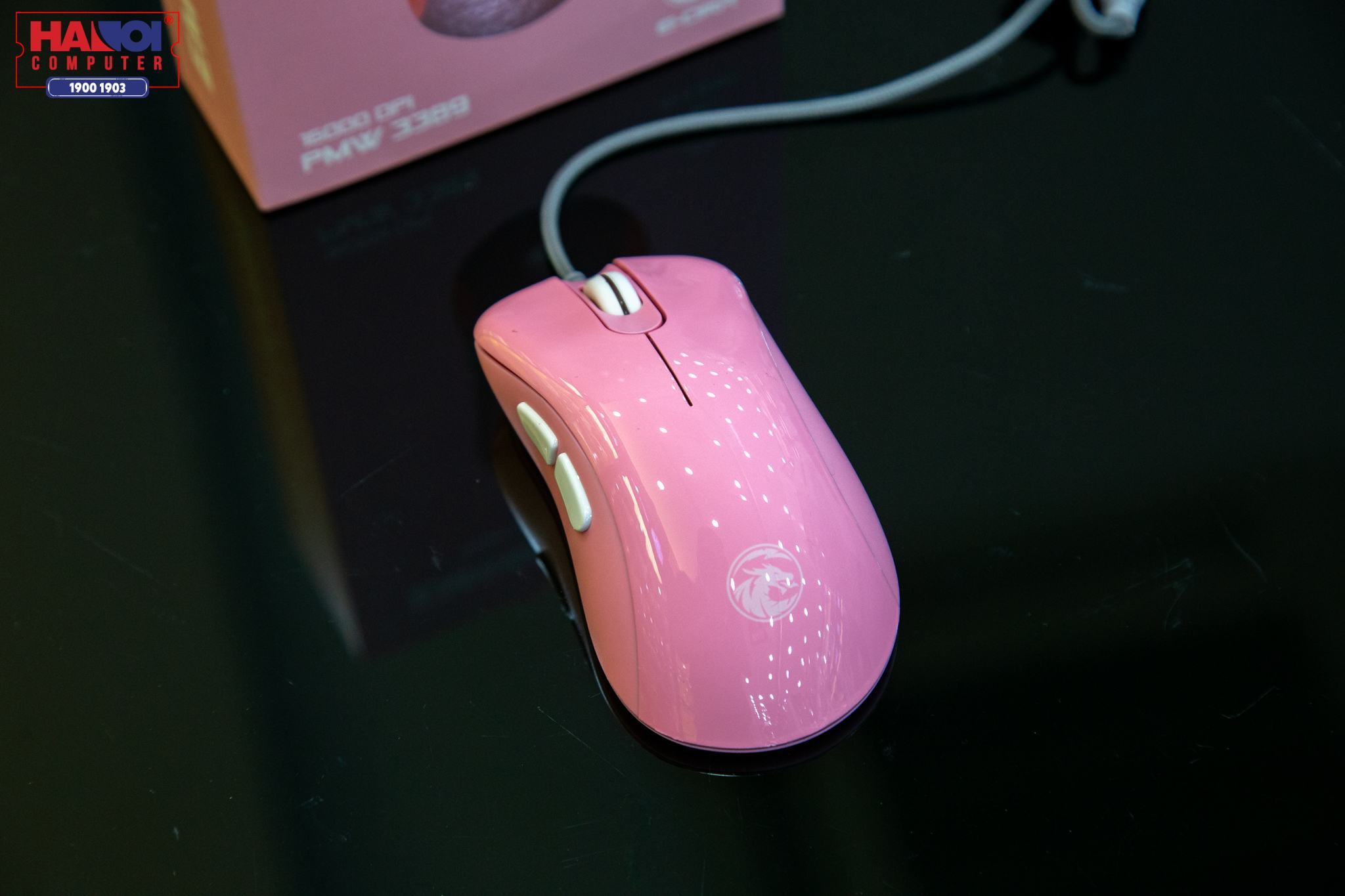 Chuột E-Dra EM660 Pro FPS (USB/A3389/Hồng) có thiết kế  form công thái học quen thuộc