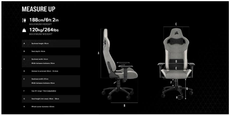 ghe-game-corsair-t3-rush-gray-charcoal-20234 Ghế game Corsair T3 RUSH Gray-White 2023 5