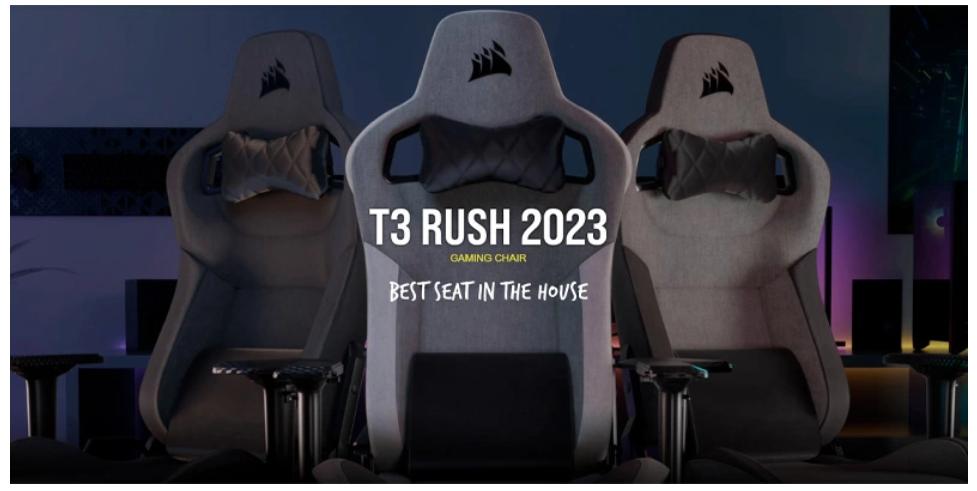 ghe-game-corsair-t3-rush-gray-charcoal-20235 Ghế game Corsair T3 RUSH Gray-White 2023