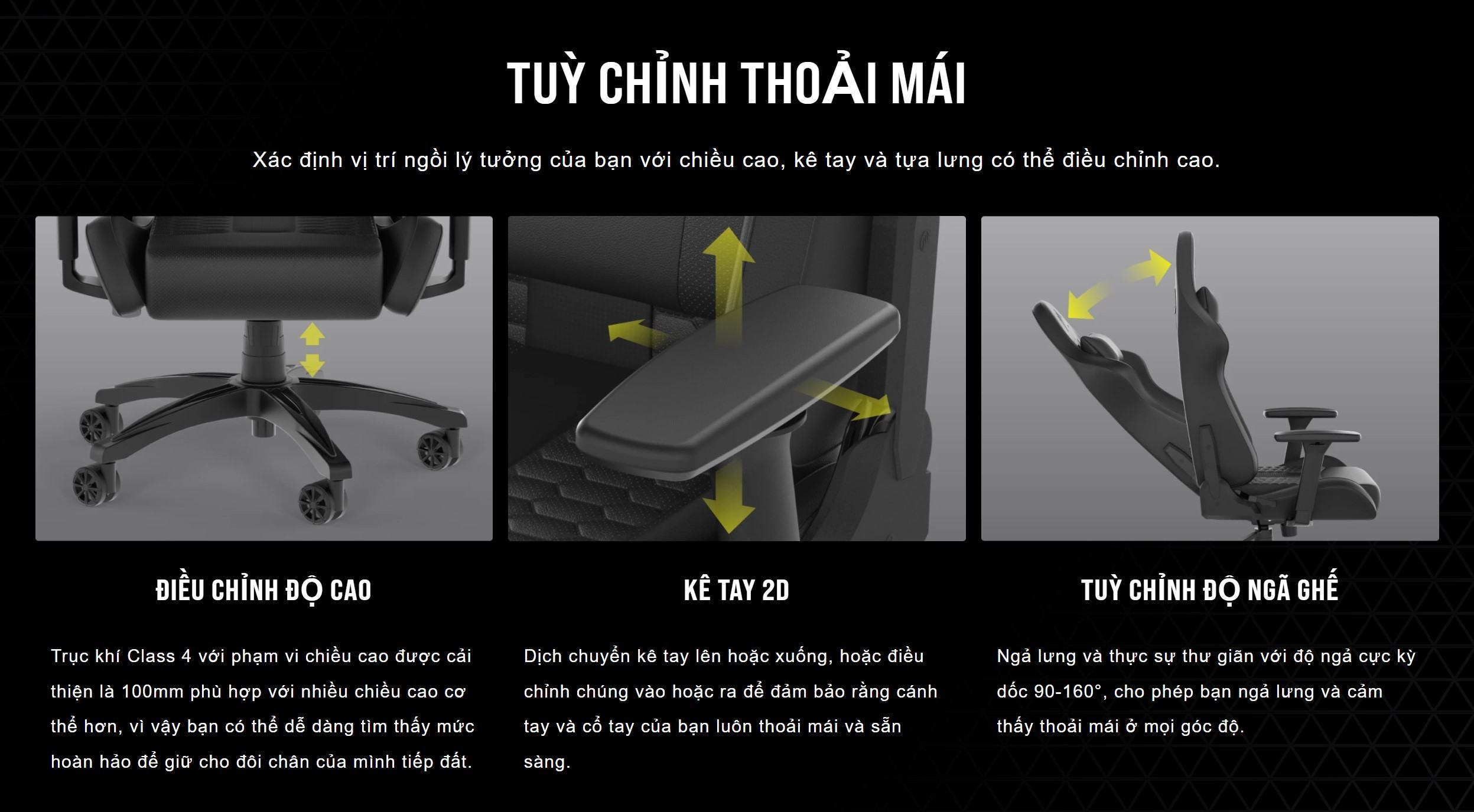 Ghế game Corsair TC100 RELAXED Fabric