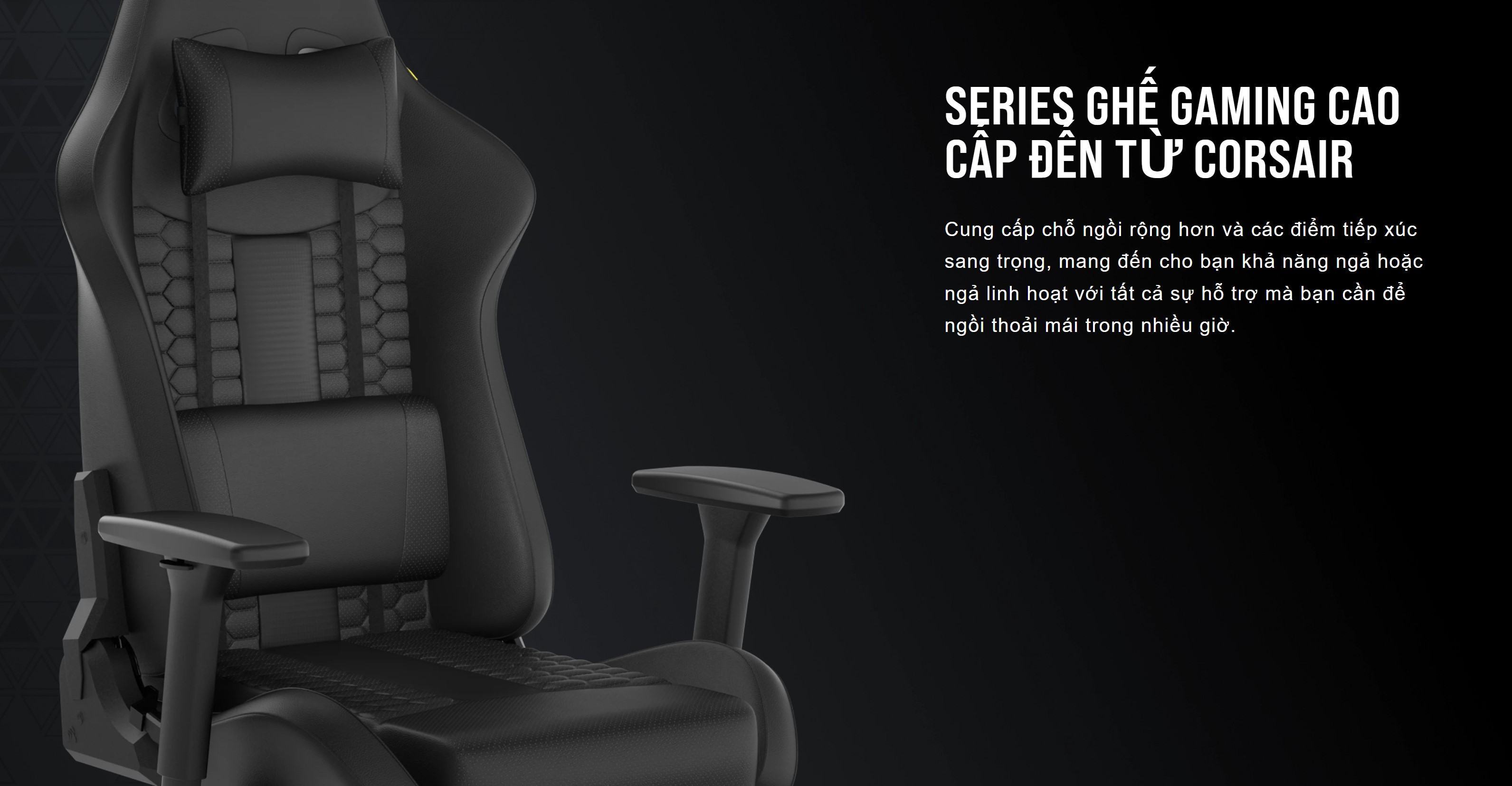 Ghế game Corsair TC100 RELAXED Fabric