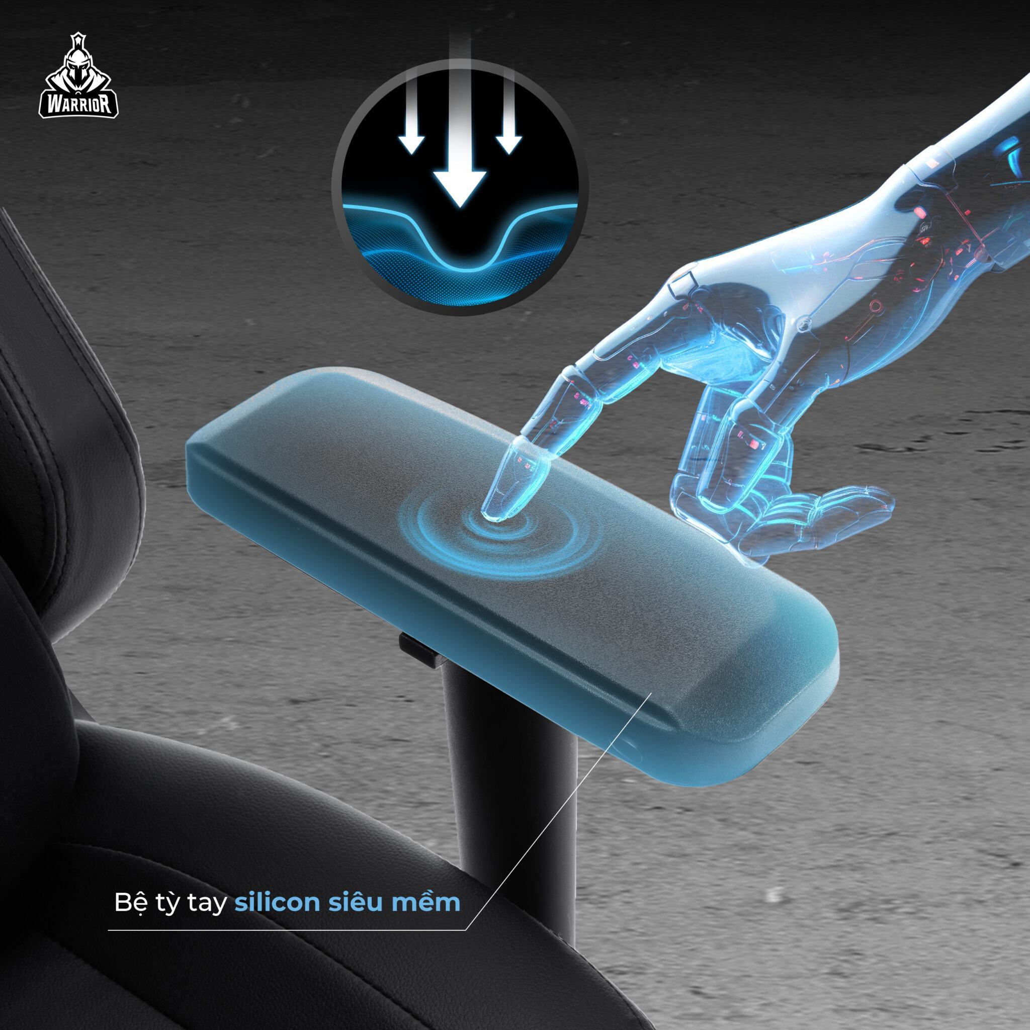 Ghế Gamer Warrior lmmortal Series WGC225 Black 4