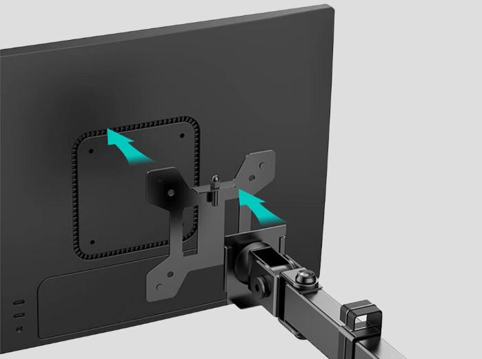 Giá treo 2 màn hình M042 Ergotek (EZ42) đặt bàn (17-27inch) 2