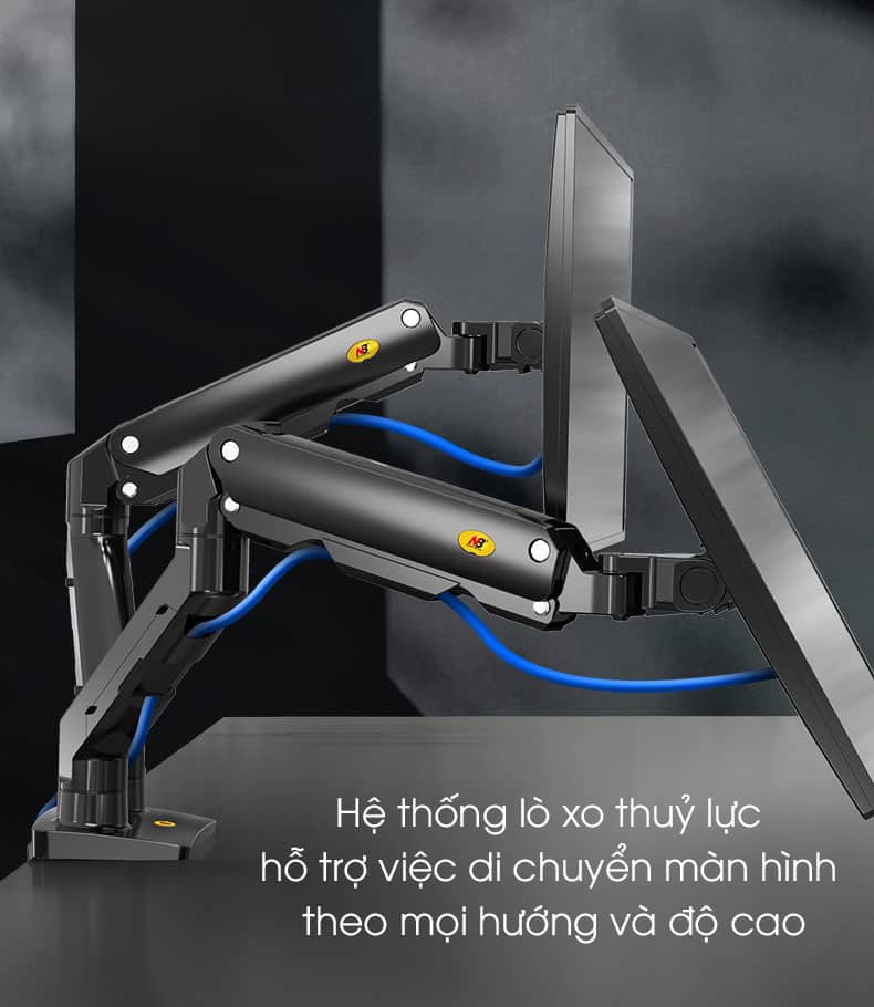 gia treo 2 man hinh may tinh north bayou g55 2