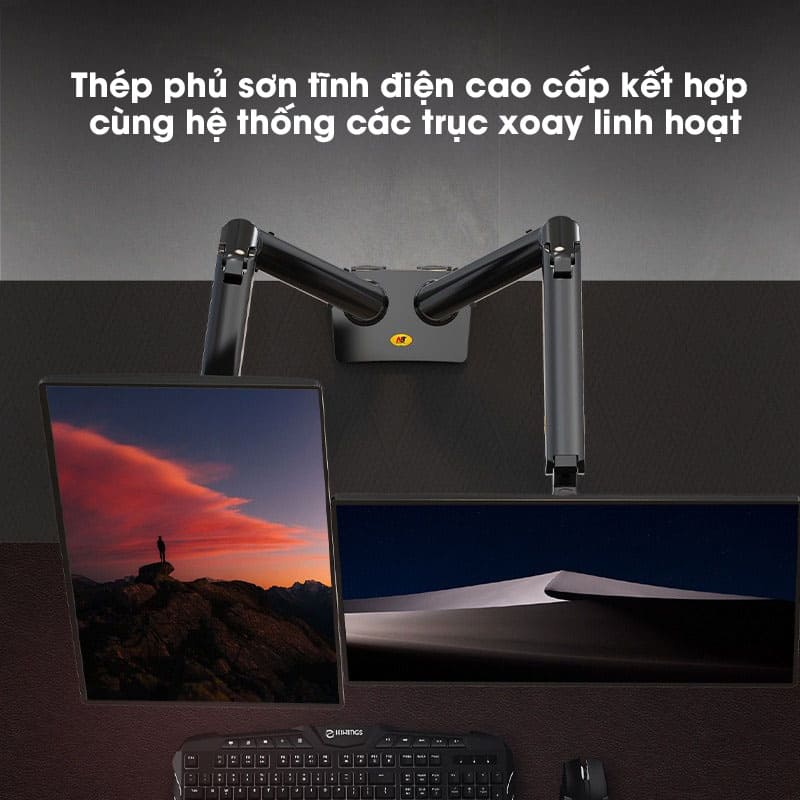 gia treo 2 man hinh may tinh north bayou g55 7