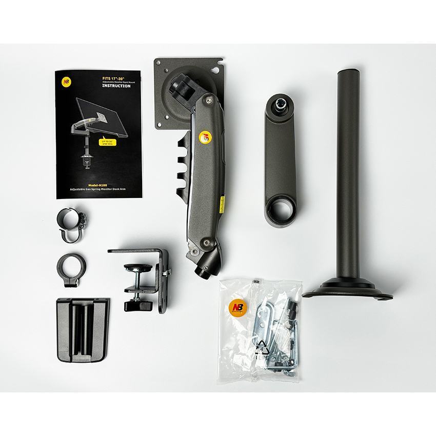 gia treo man hinh gan ban north bayou h100 mau xam2 1