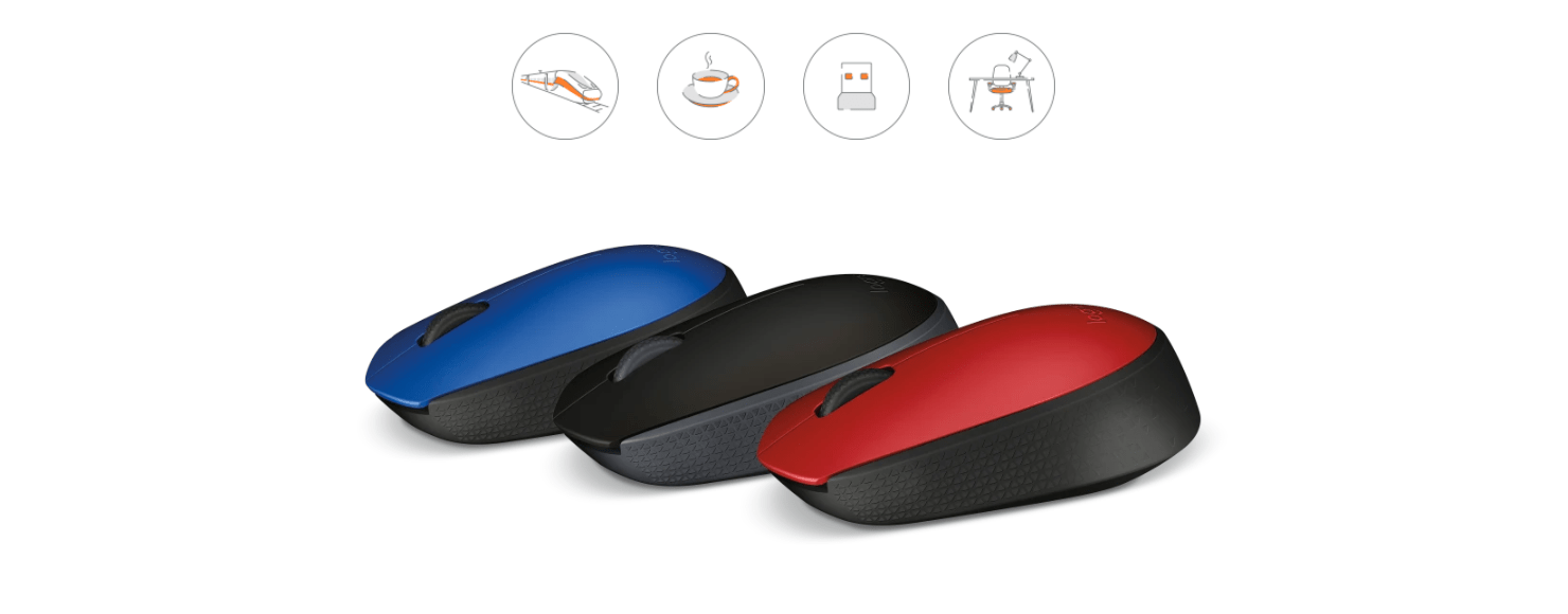 Giới thiệu Chuột không dây Logitech M171 xám (USB)